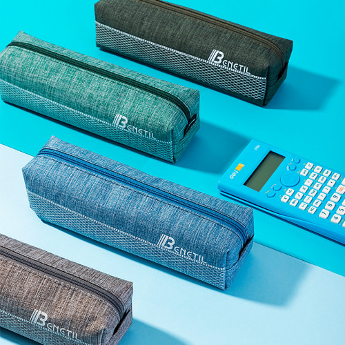 Пенал Deli EH929 ассорти 1отд. 215х55х60 ткань