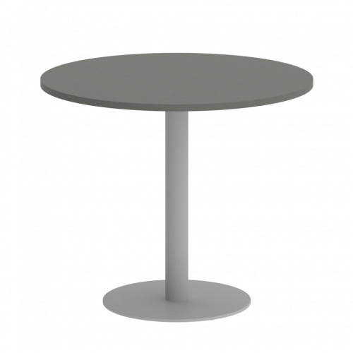 Home Office Стол круглый VR.SP-5-90.1 Металлик/Серый металл 900*900*750