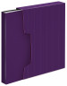 Папка с 80 прозр.вклад. Бюрократ DeLuxe DLVBOX80BBERRY A4 пластик 0.7мм черничный в коробе