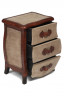Комод Secret De Maison MONDE ( mod. M-5089 ) , дерево манго/кожа буйвола/ткань, 50*36*65, коричневый, ткань: винтаж