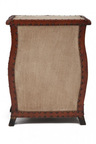 Комод Secret De Maison MONDE ( mod. M-5089 ) , дерево манго/кожа буйвола/ткань, 50*36*65, коричневый, ткань: винтаж