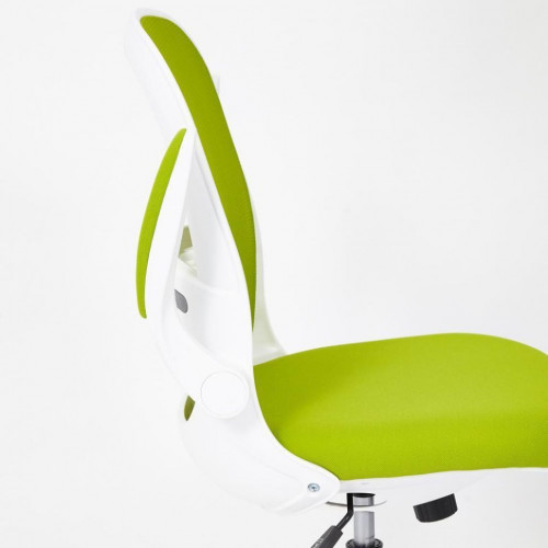 Кресло Happy white, ткань, зеленый