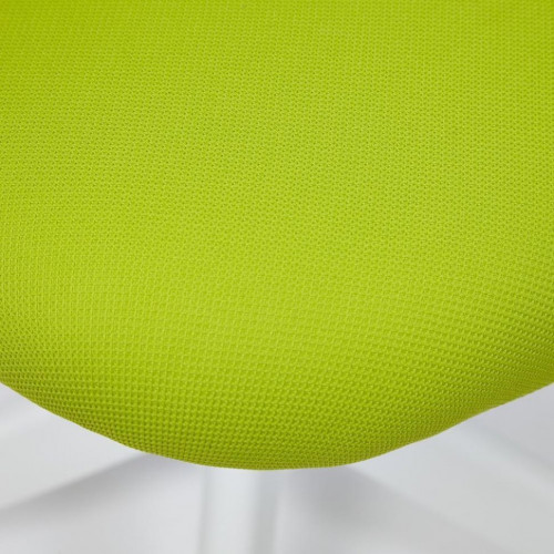 Кресло Happy white, ткань, зеленый