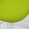 Кресло Happy white, ткань, зеленый