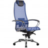 Кресло Метта Samurai S-1.04 MPES синий, сетчатая ткань
