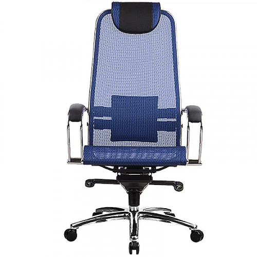 Кресло Метта Samurai S-1.04 MPES синий, сетчатая ткань