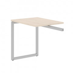 Брифинг приставка XQB 860 Бук Тиара/Алюминий 800х600х750