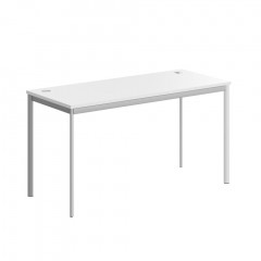Стол письменный СП-3.1S Белый/Алюминий 1400х600х755. IMAGO-S