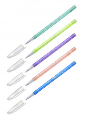 Ручка шариков. Silwerhof Солнечная коллекция Planet d=0.7мм син. черн. уп.пласт. одноразовая ручка линия 0.5мм