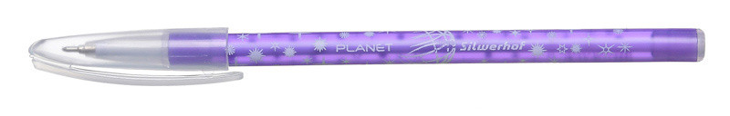 Ручка шариков. Silwerhof Солнечная коллекция Planet d=0.7мм син. черн. уп.пласт. одноразовая ручка линия 0.5мм
