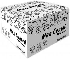 Мел белый школьный Silwerhof 882084-00 Солнечная коллекция прямоуг. (100шт) картон.кор.