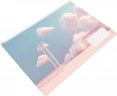 Папка на молнии ZIP Silwerhof CLOUD A4+ ПВХ 0.25мм
