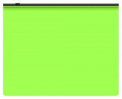 Папка на молнии ZIP Бюрократ Double Neon DNEBPM5ALETTBL A5 полипропилен 0.15мм салатовый цвет молнии черный