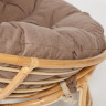 Кресло "PAPASAN ECO"  P115-1/SP STD / c подушкой, ремешками /, Natural (натуральный), экошерсть Коричневый, 1811-5