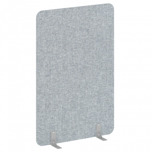 R-line soft Перегородки на металлических опорах на фетровых подпятниках AP.F-120-180 Romeo 13/Серый металл 1200*18*1800