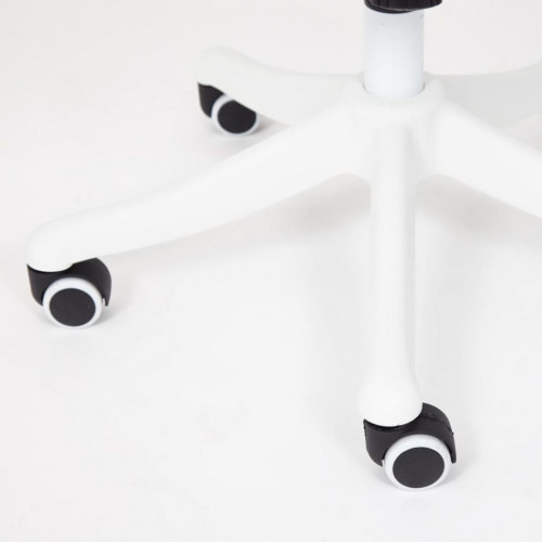 Кресло Happy white, ткань, розовый