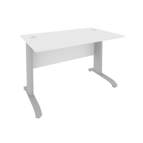 Riva Metal-L Стол письменный ПЛ.СП-2 Белый/Тёмно-серый металл 1200*720*750