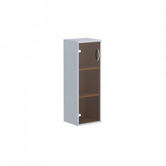 Шкаф колонка со стеклянной дверью СУ-2.4 Металлик 406*365*1200 IMAGO