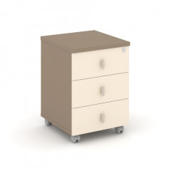 Estetica Тумба мобильная ES.ТМ-3 Латте/Сатин 432*460*611