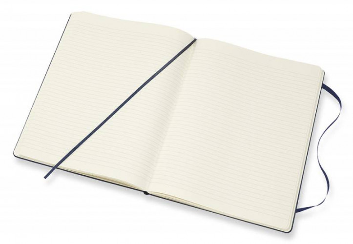 Блокнот Moleskine CLASSIC QP090B20 XLarge 190х250мм 192стр. линейка твердая обложка синий