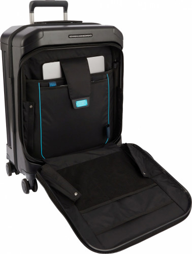 Чемодан Piquadro PQ LIGHT (BV4426PQL/NO) 40x55x23см 40л. 2.784кг. поликарбонат черный матов.