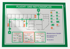 Магнитная рамка Durable Duraframe A3 настенная прямоугольная зеленый (упак.:6шт)