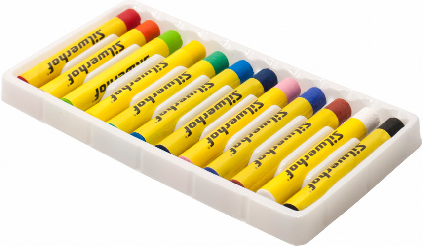 Масляная пастель Silwerhof 12цв. дл.70мм д.10мм