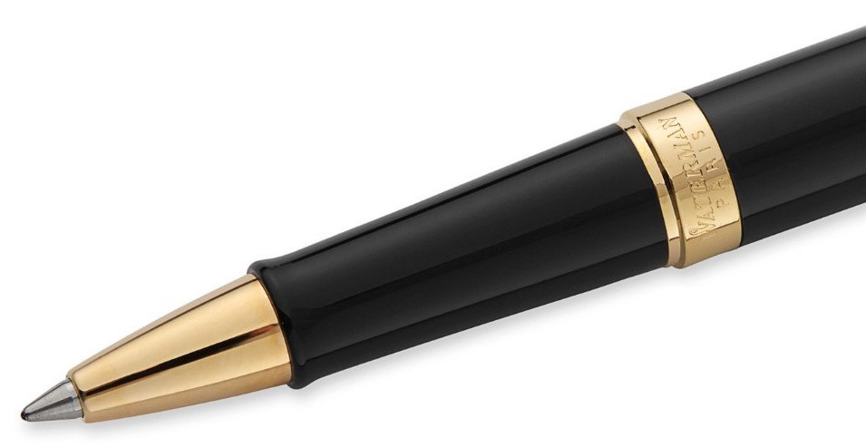 Ручка роллер Waterman Hemisphere (CWS0920750) Matte Black GT F черн. черн. подар.кор.