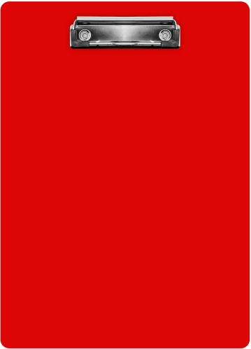 Папка-планшет Бюрократ -PD6002 A4 пластик 1мм ассорти