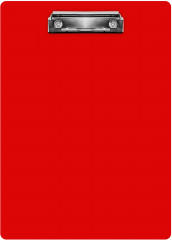 Папка-планшет Бюрократ -PD6002 A4 пластик 1мм ассорти