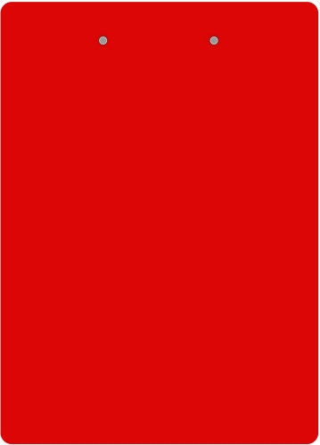 Папка-планшет Бюрократ -PD6002 A4 пластик 1мм ассорти