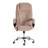 Кресло BERGAMO хром (22), флок , бежевый, 7