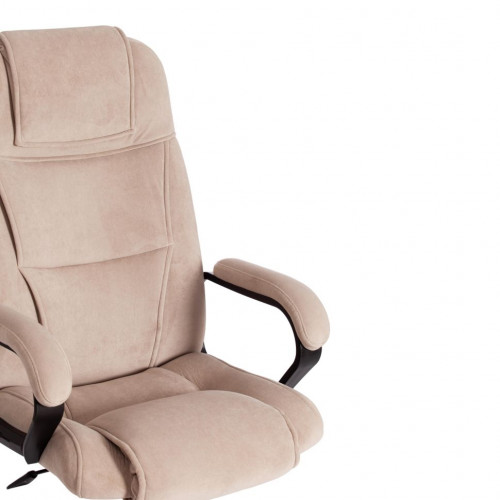 Кресло BERGAMO хром (22), флок , бежевый, 7