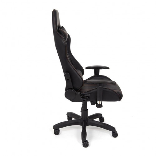 Кресло iCar , кож/зам, черный/коричневый