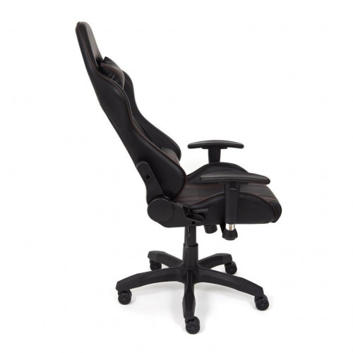 Кресло iCar , кож/зам, черный/коричневый