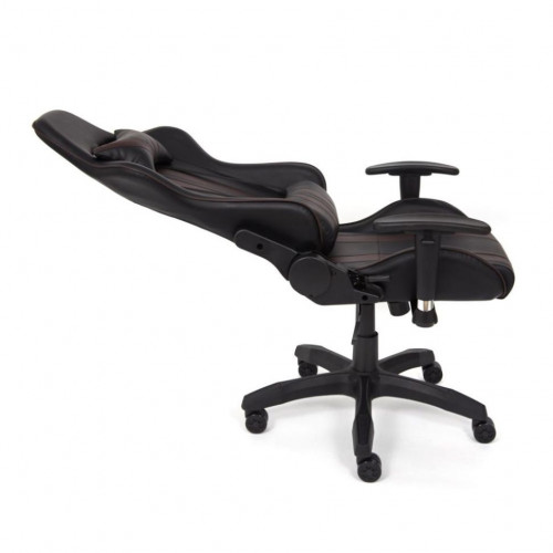 Кресло iCar , кож/зам, черный/коричневый