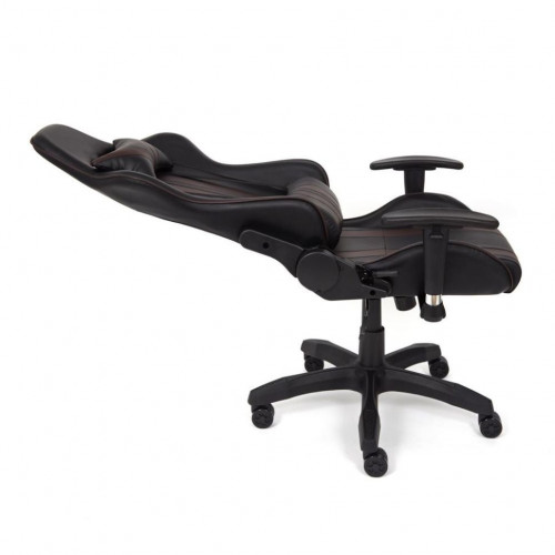 Кресло iCar , кож/зам, черный/коричневый