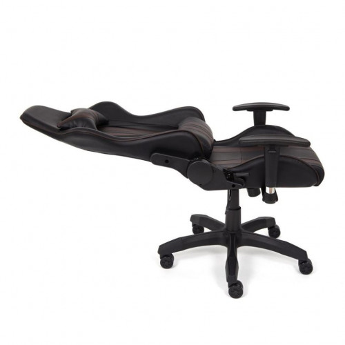 Кресло iCar , кож/зам, черный/коричневый