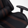 Кресло iCar , кож/зам, черный/коричневый