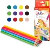 Карандаши цв. Deli EC132-12 ColoRun трехгран. дерево 12цв. коробка/европод.