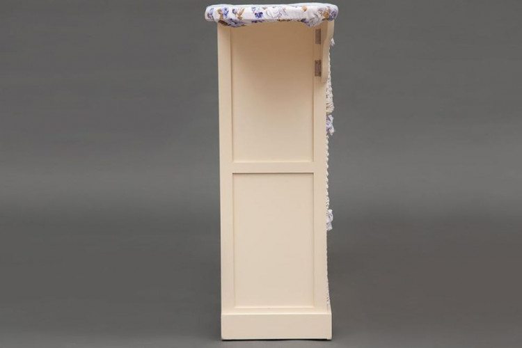 Гладильный комод с 3-я корзинами Secret De Maison PLANCHE ( mod. HX13-302 ), paulownia, мдф, 130x32x82см, butter white (слоновая кость)