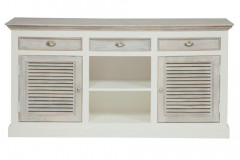 Комод Secret De Maison RIVIERA ( mod.305060 ), дерево манго, 88х175х45см, Antique white/white wash