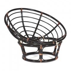 Кресло &quot;PAPASAN&quot;  23/01 W /без подушки/, Antique brown (античный черно-коричневый)