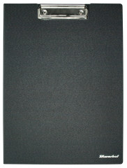 Папка клип-борд Silwerhof 957022 A4 полифом 1.8мм черный