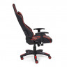 Кресло iCar , кож/зам, черный/красный