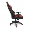 Кресло iCar , кож/зам, черный/красный