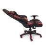 Кресло iCar , кож/зам, черный/красный