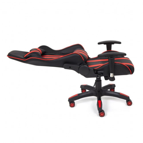 Кресло iCar , кож/зам, черный/красный