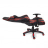 Кресло iCar , кож/зам, черный/красный