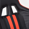 Кресло iCar , кож/зам, черный/красный